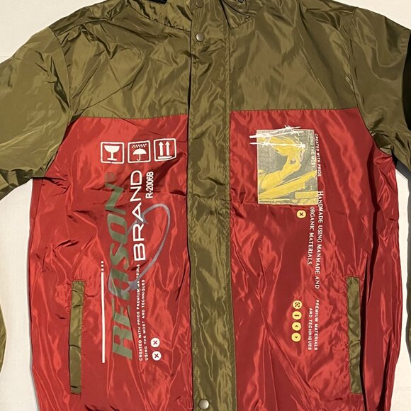 Reason brand clothing jacket parka windbreaker NWT Mens size L - Picture 2 of 3